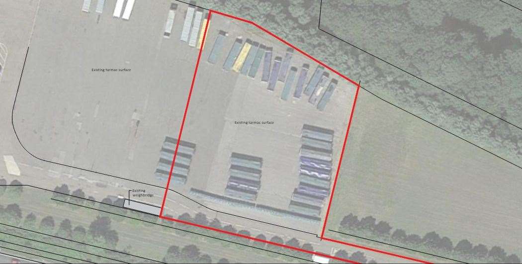 Existing site plan