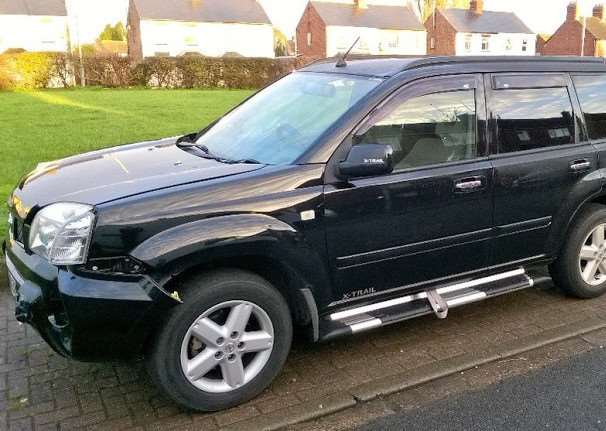 Police have released this picture of the Nissan