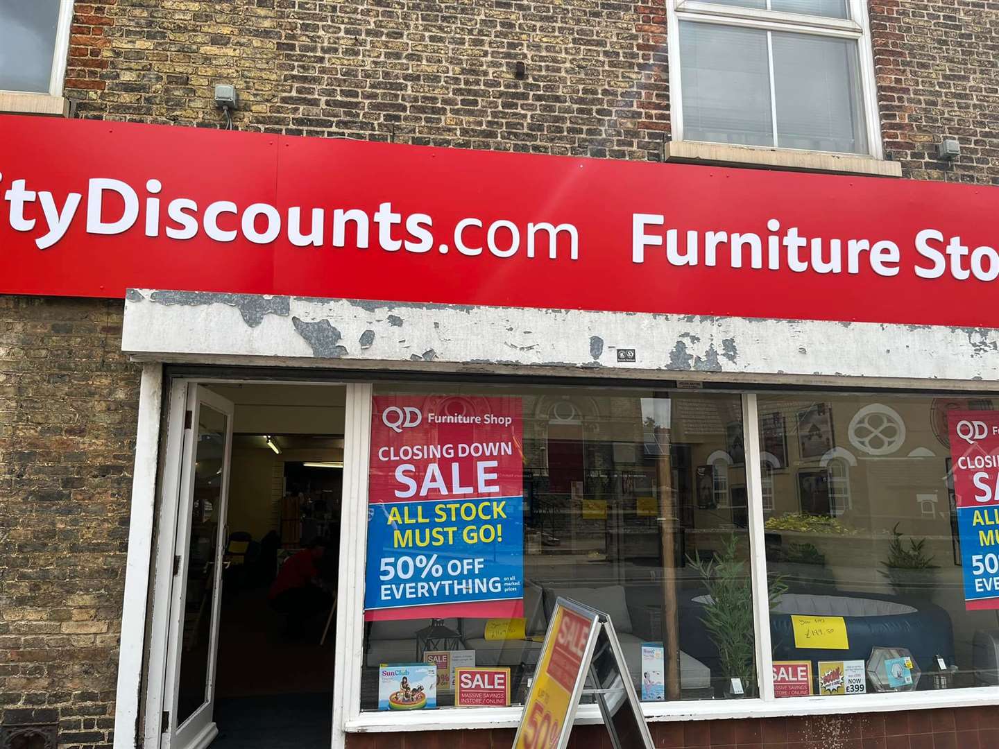 Furniture closing clearance down sale