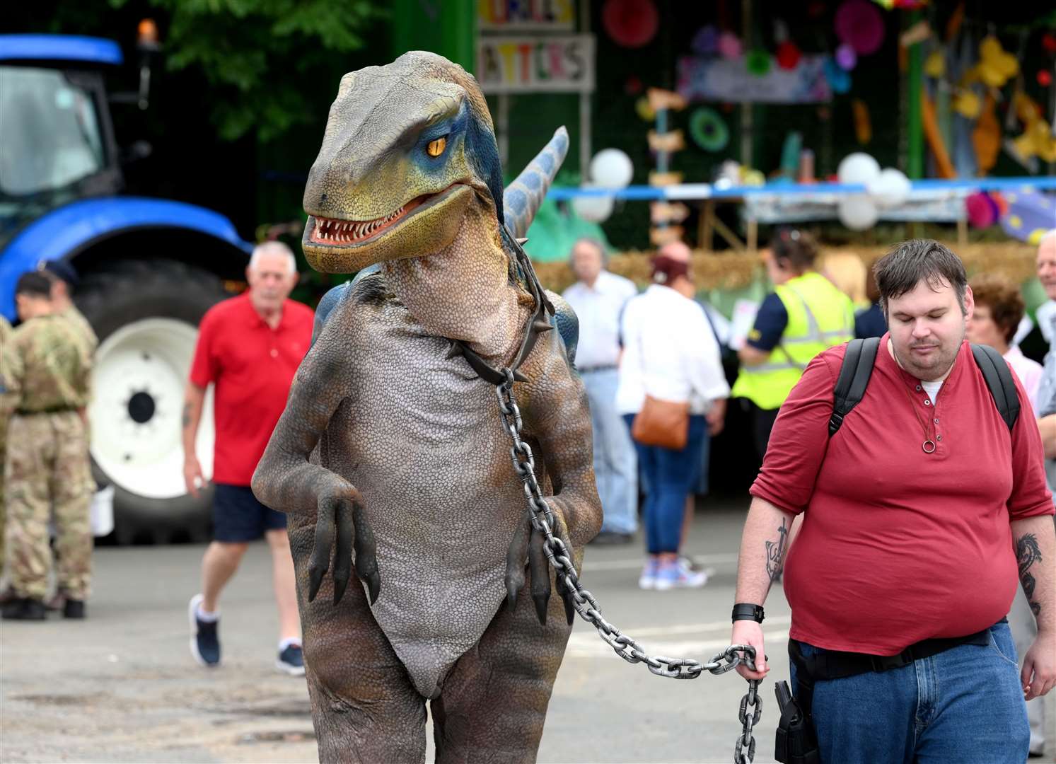 Dinosaur in the parade
