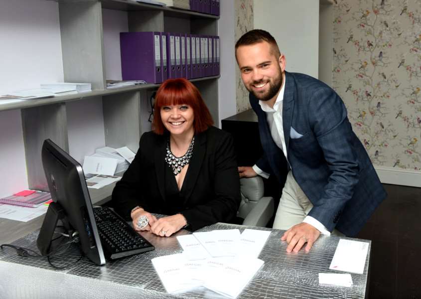 Regal house letting left to right Sharon Carter and Luke Ingle-Lovell ANL-150928-182153009