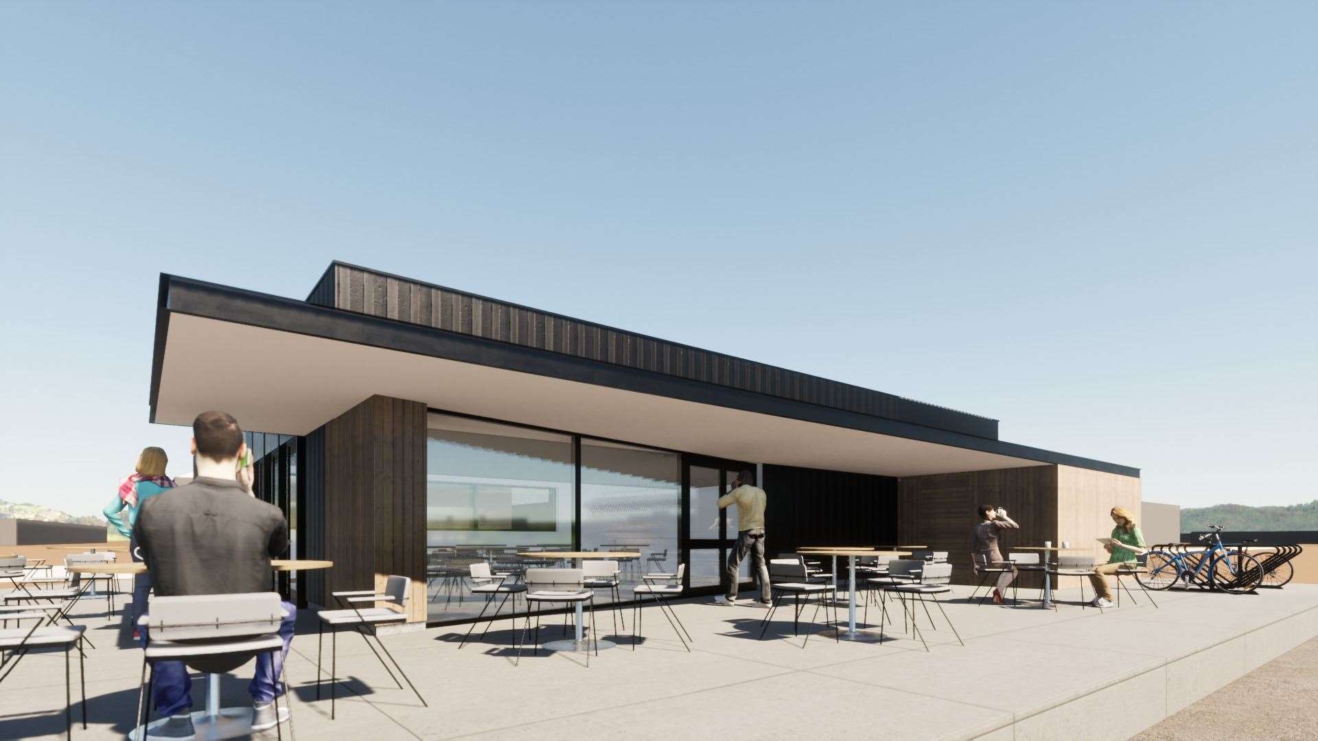 New business units and cafe for March. Grow Design Studio