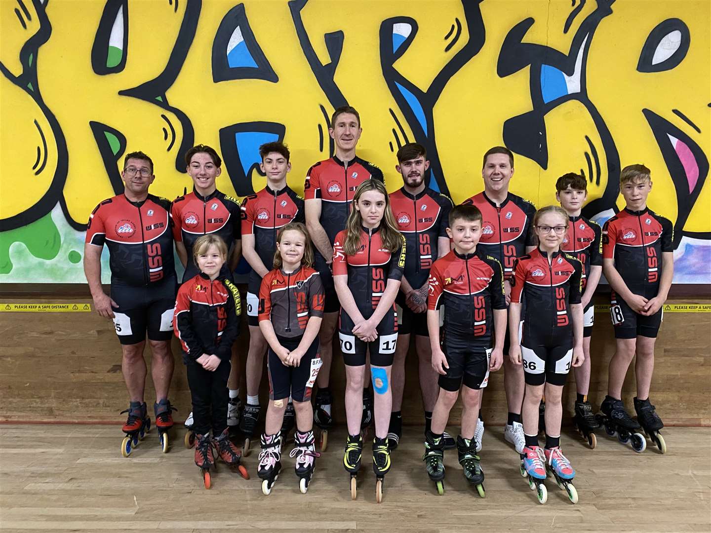 The Wisbech team of Luke Frary, Arthur Buckler, Taylor Barker, Tim Fitches, Warren Eve, Karl Bates, Kirby Barker, Alex Gray, Holly Gray, Kallie Stafford Allen, Leah Barker, Oscar Clarkson and Danni Stafford Allen. (61106773)