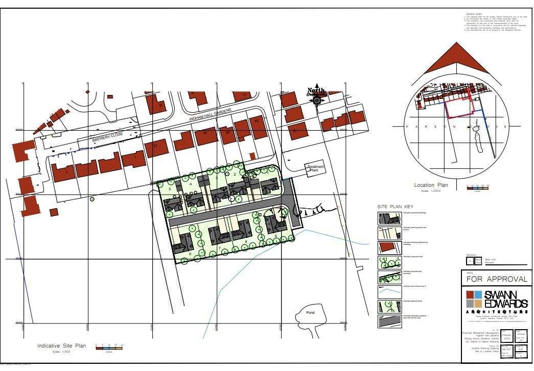 These plans for nine homes in Parson Drove have been refused permission by Fenland District Council. (35515987)