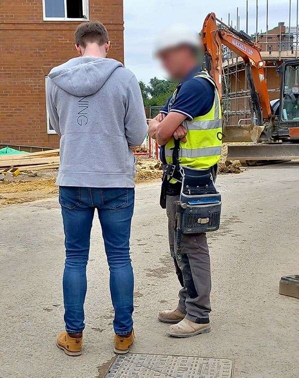 Fenland construction site visits to combat modern slavery.