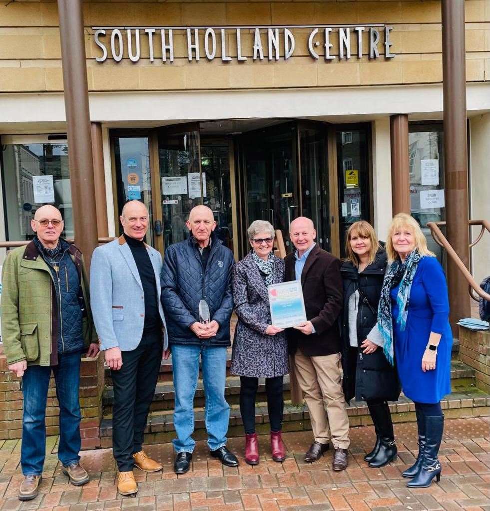 Andy and Deanne won volunteer of the year at the Pride of South Holland Awards