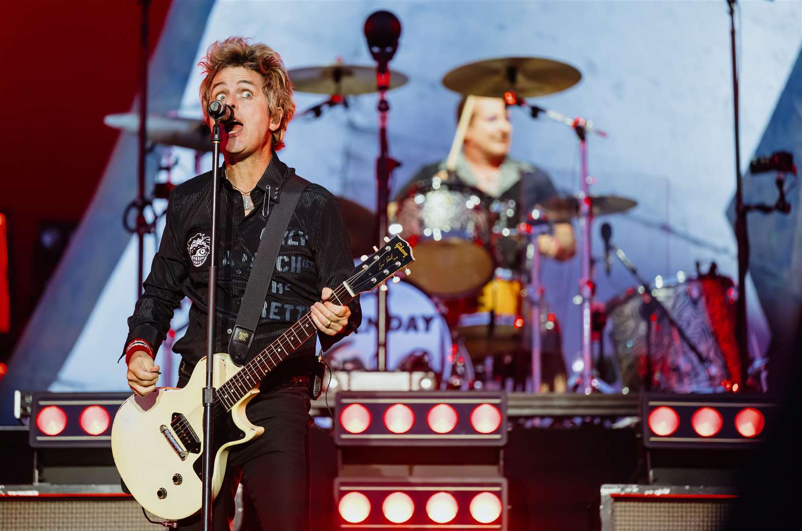 Green Day headlined Friday night. Picture: Download Festival/Todd Owyoung