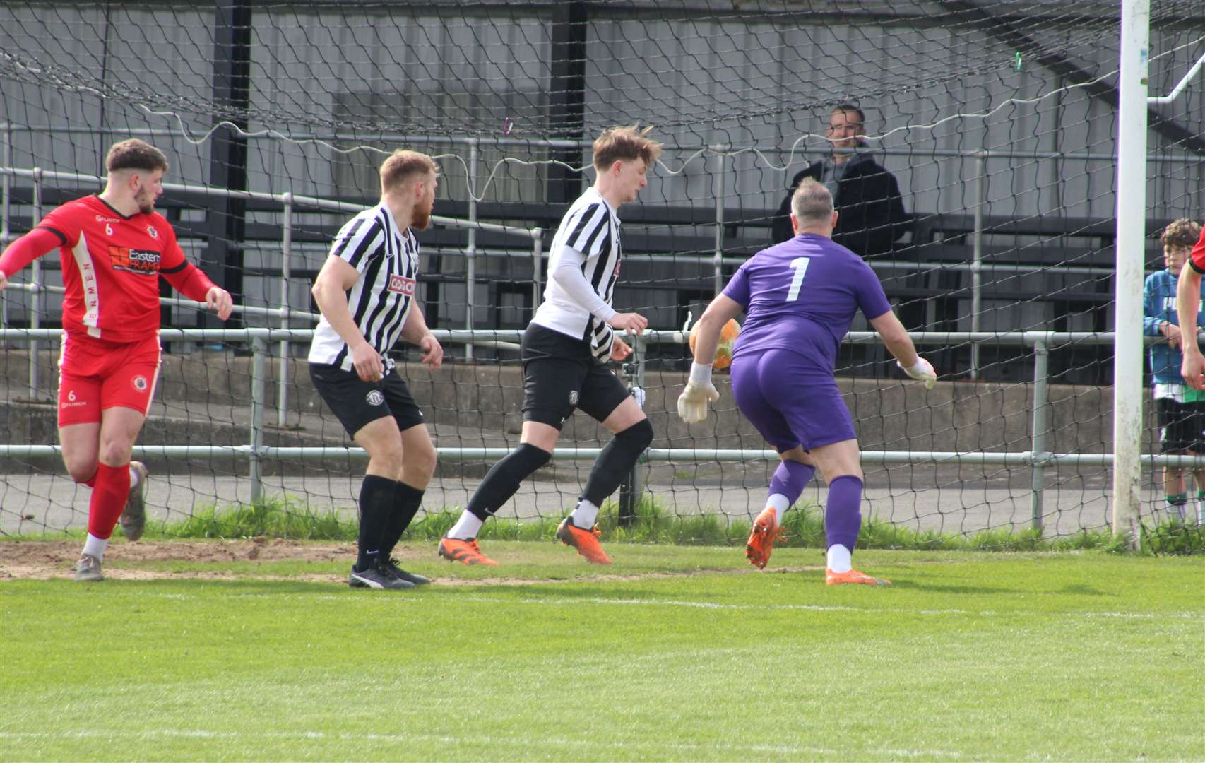 Action from Wisbech Town at Heanor. Picture: Erin Larham