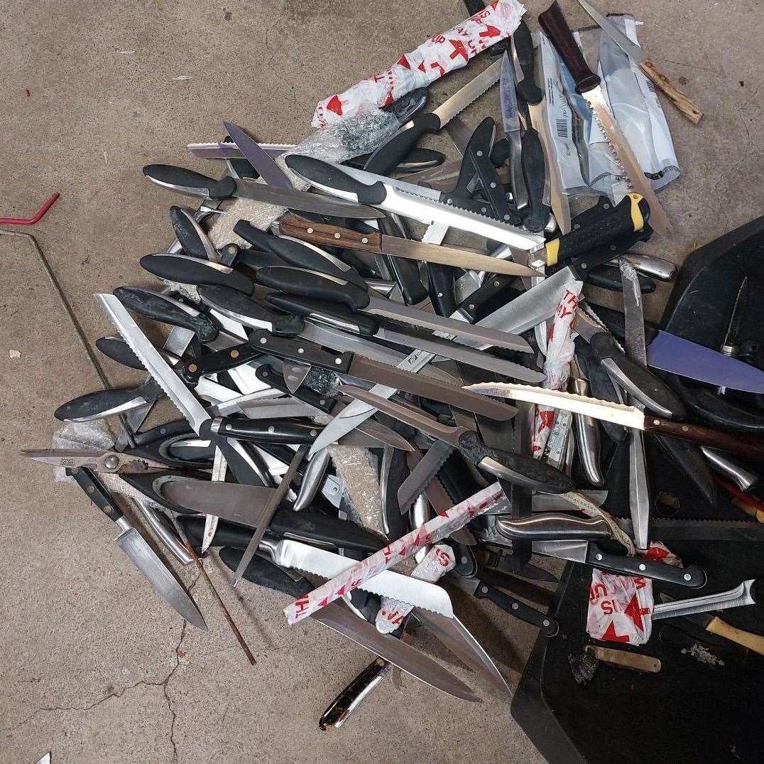 Just some of the weapons surrendered in the November amnesty