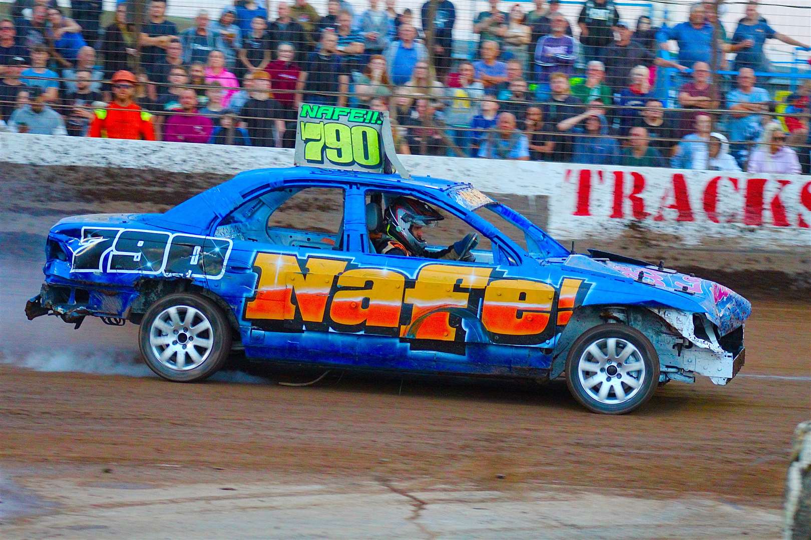 790 Nathan Young showed great pace before a fire cut his race short. Picture: Kieran Bonsall