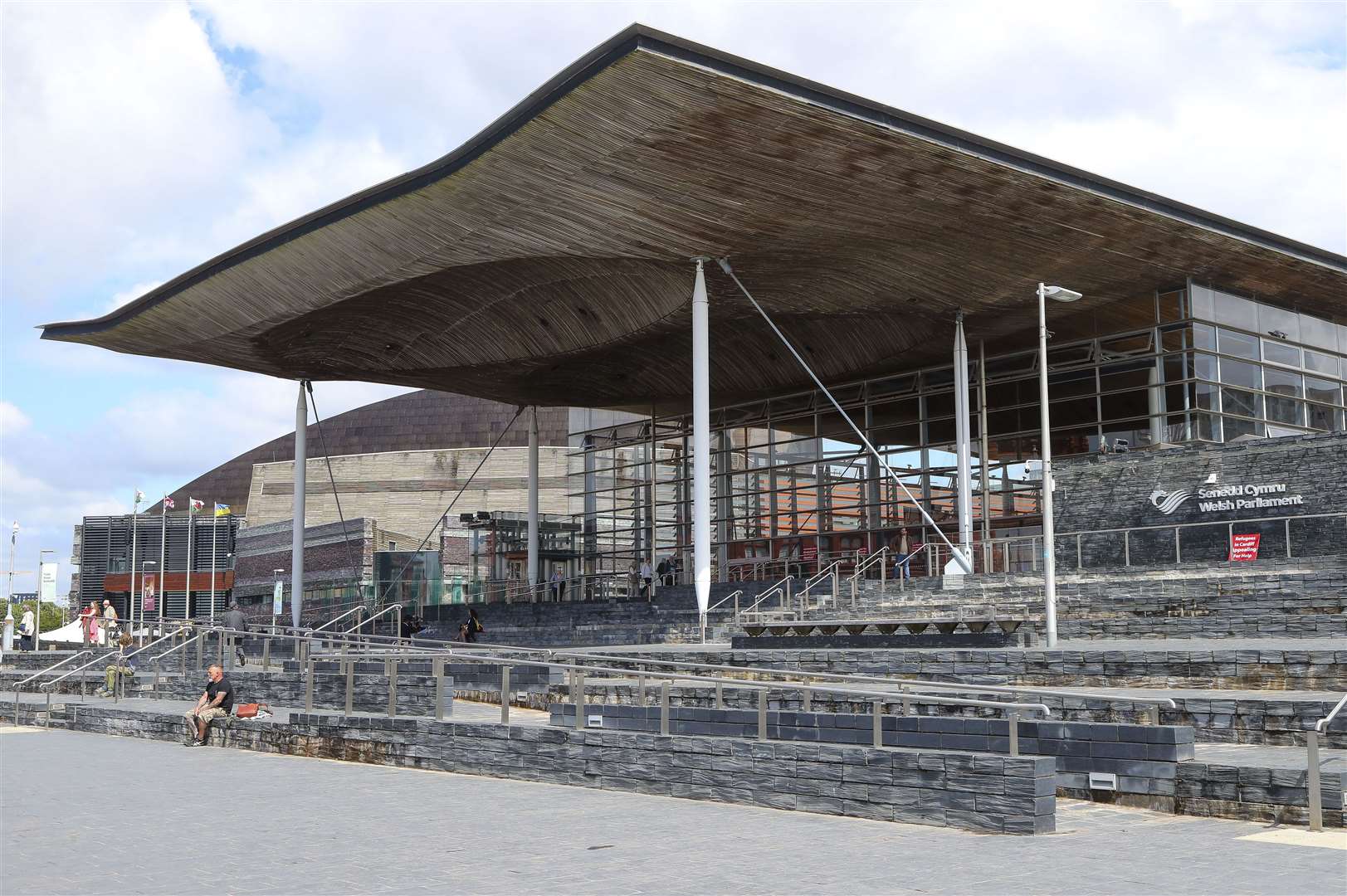 Senedd Cymru in Cardiff Bay, where lawmakers have powers over some policy areas such as health and social care, agriculture, forestry and fisheries, and local government (Geoff Caddick/PA)