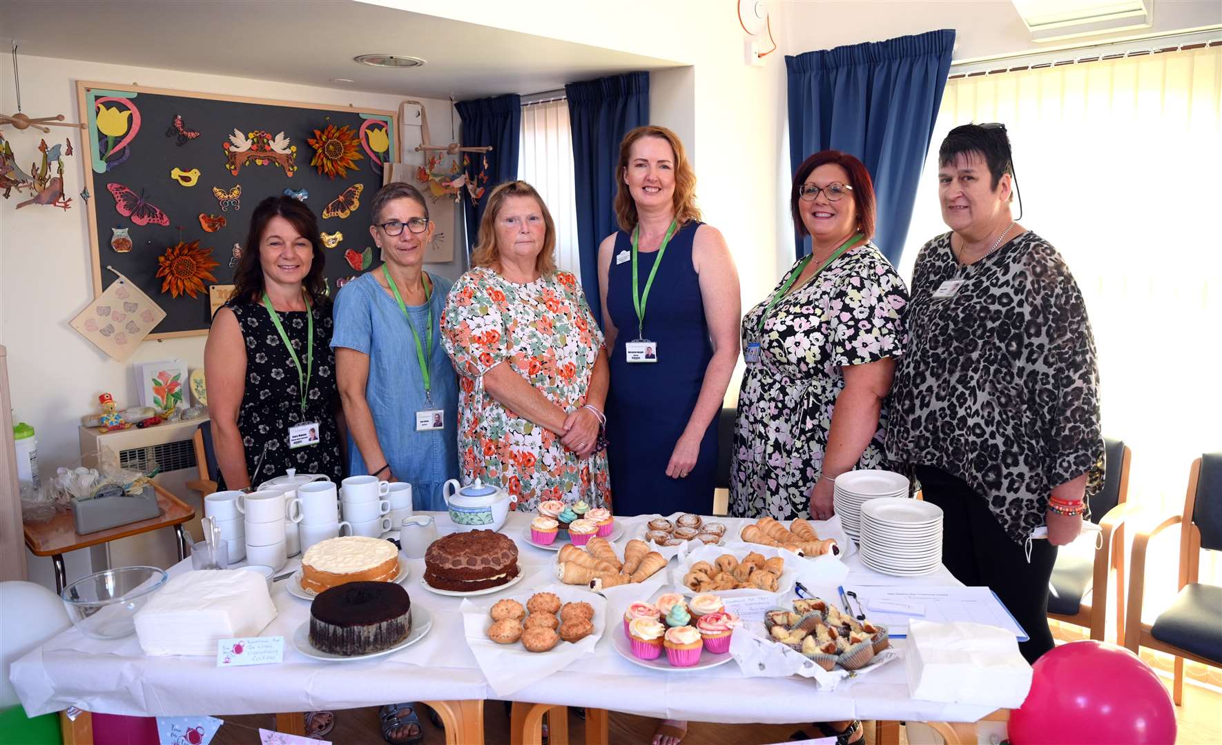 Alan Hudson Day Cnetre Time for Tea ..left to right, Claire Walpole, Jane Clarke, Audrey Warby, Michelle Knight, Toni Bird and Anna Elliott.. (58778848)