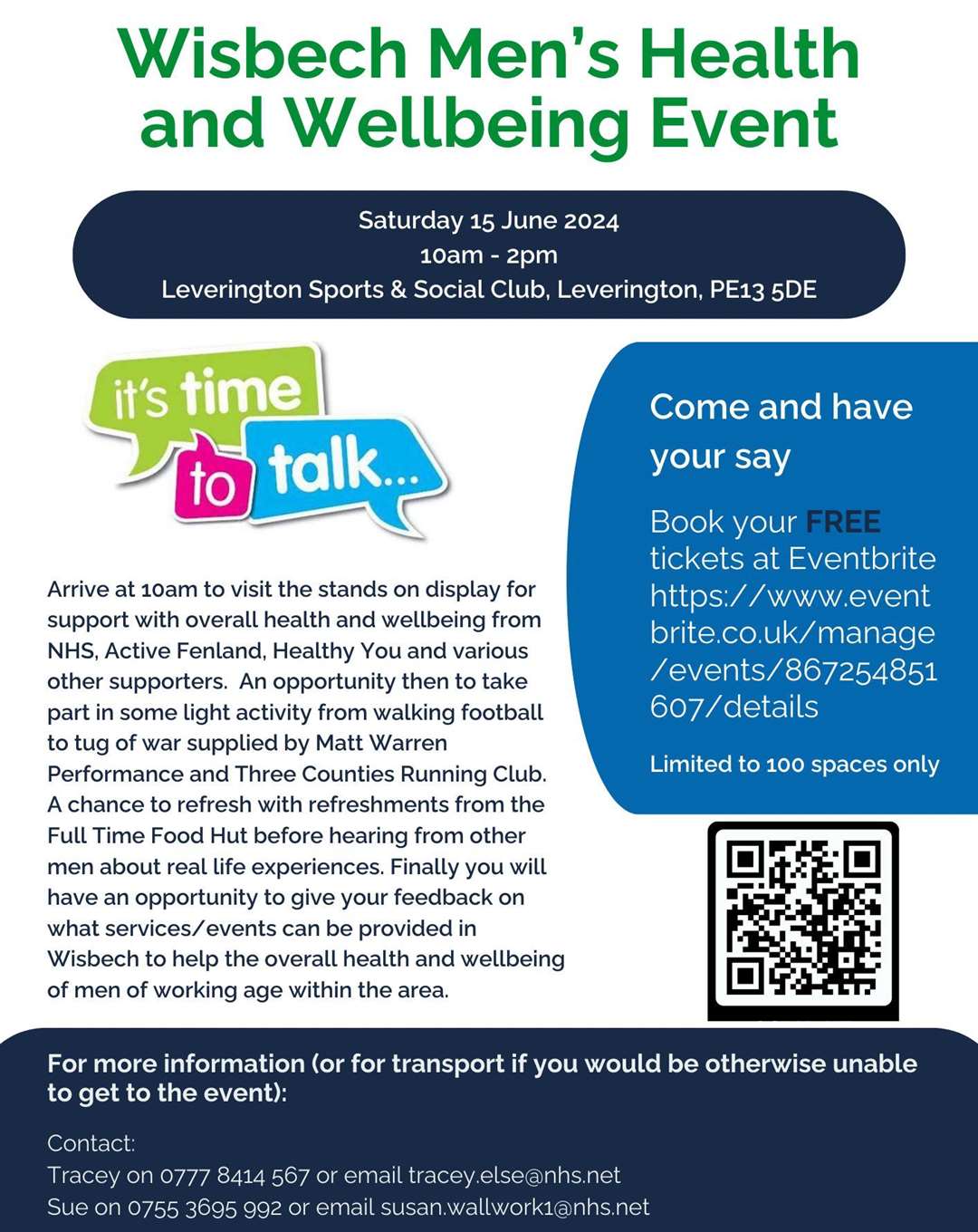 Wisbech Men's Mental Health Day