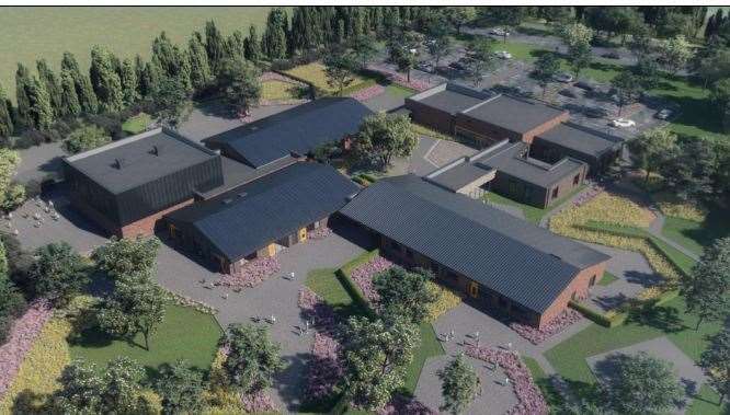 Wisbech St Mary Councillors say the new school looks like a prison. (54042657)