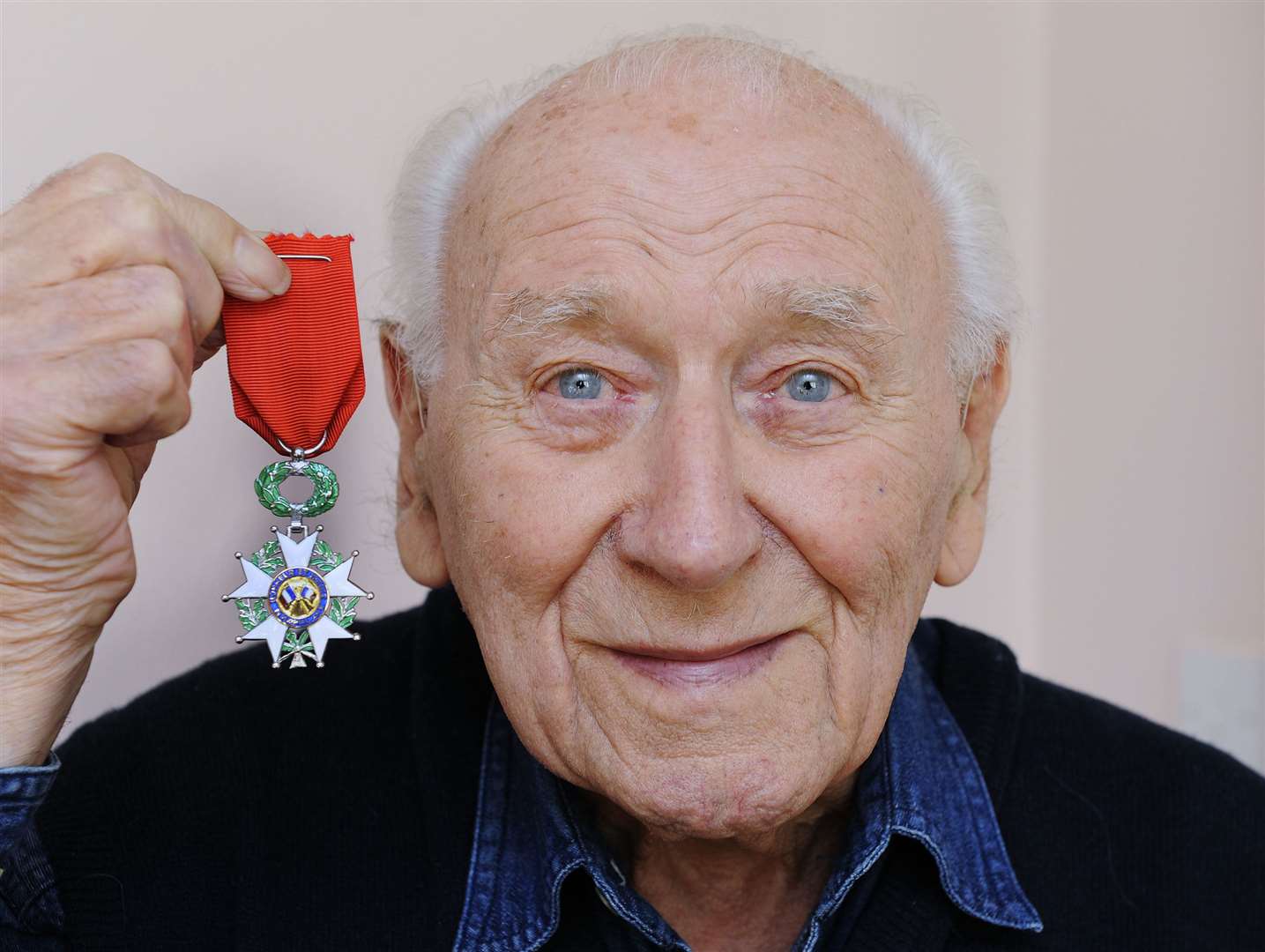 Herbert Flavell with his French Medal. (8128402)