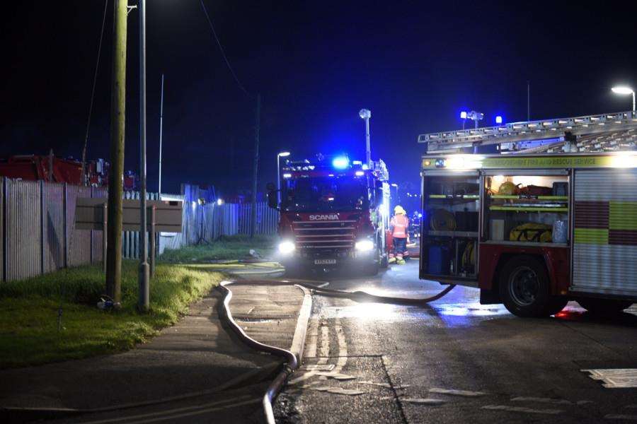 Fire at Glazewing in March