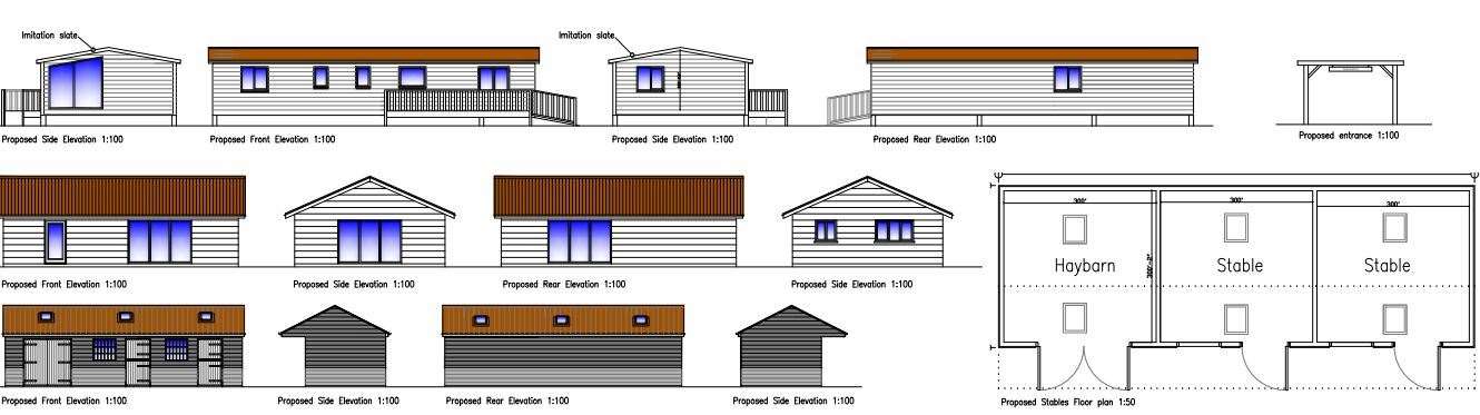 The plans for Sutton St James