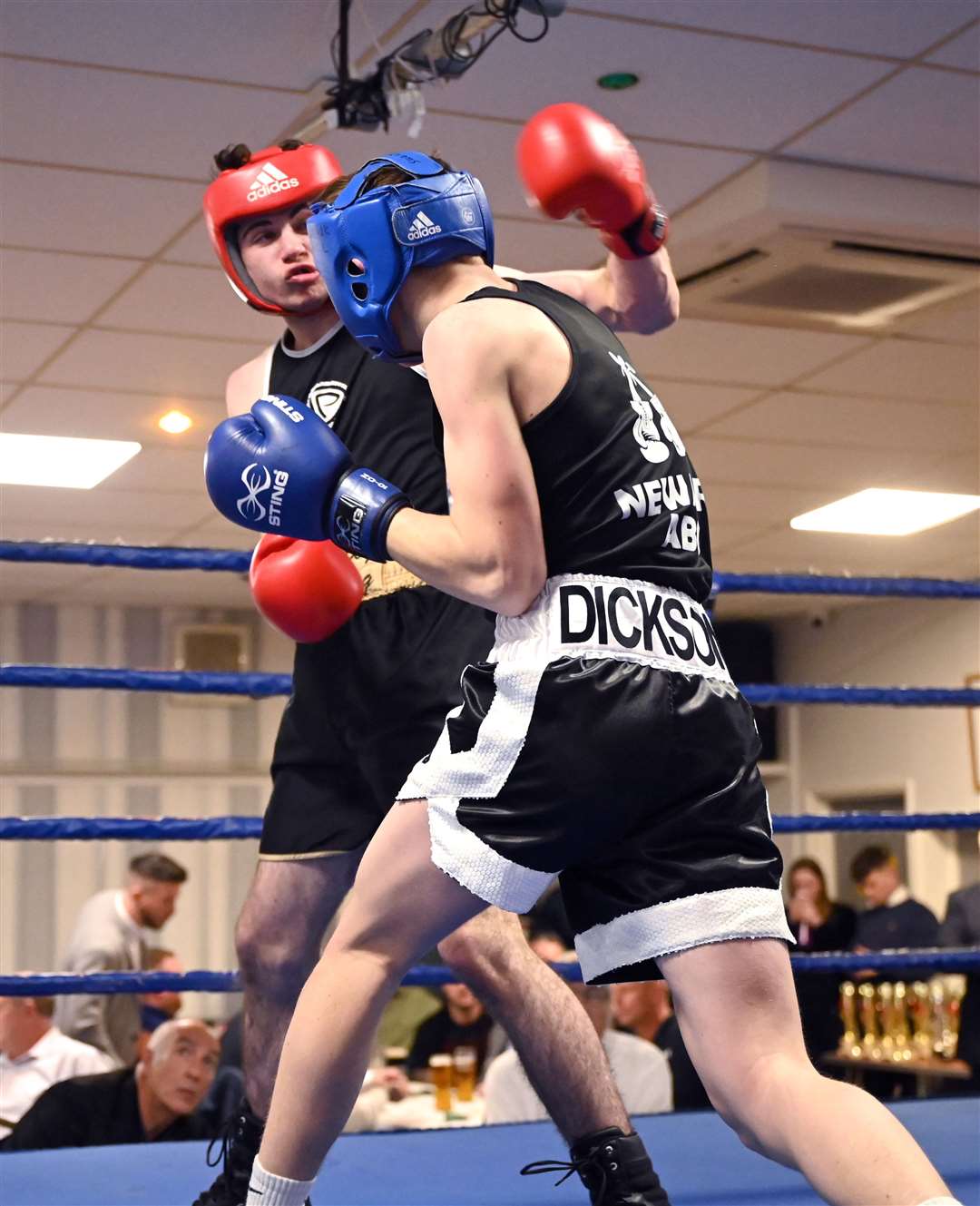 March Boxing Club evening of boxing..Josh Moulding (red) v Harrison Dickson. (55848608)
