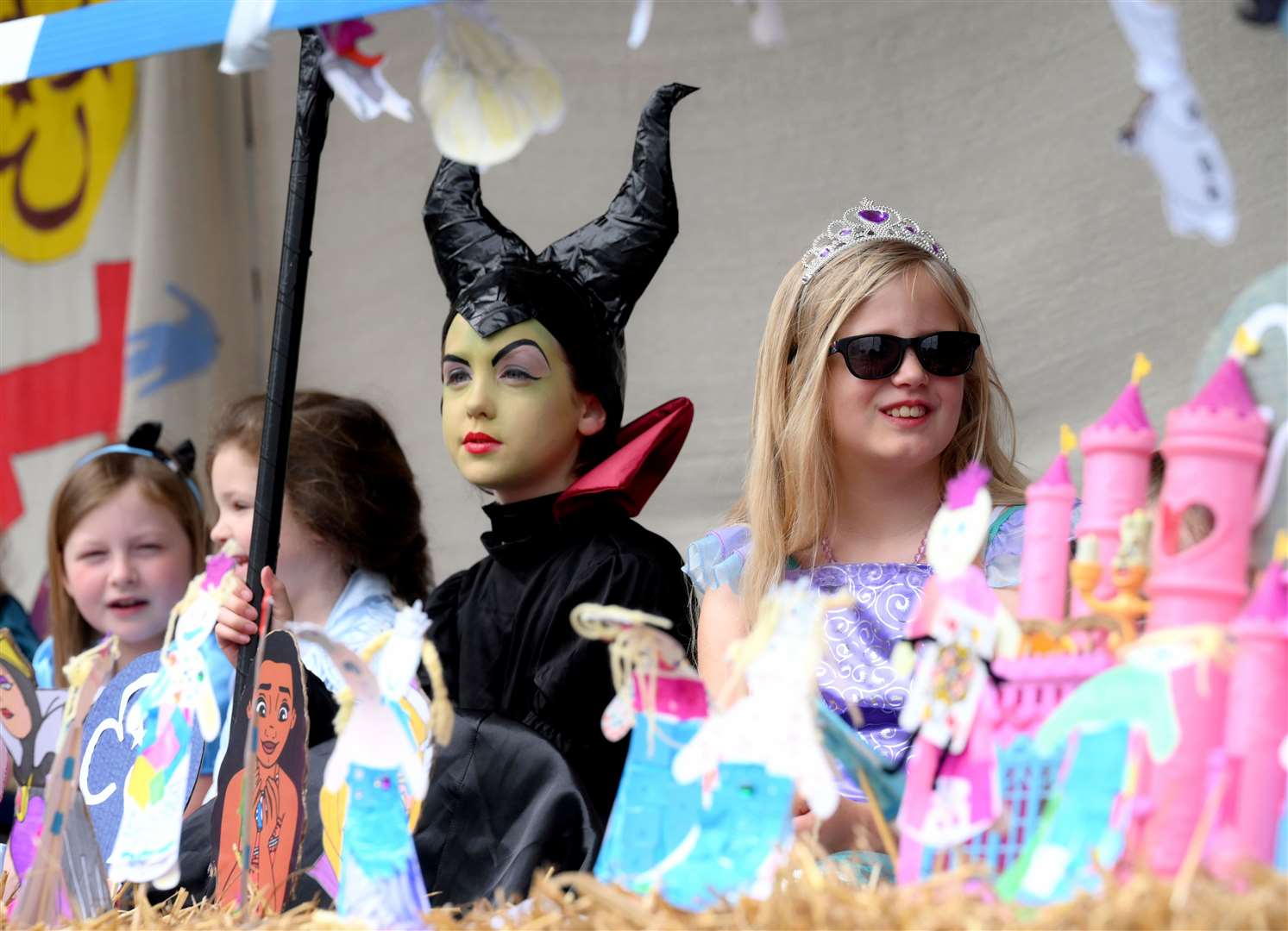 Children were getting into character