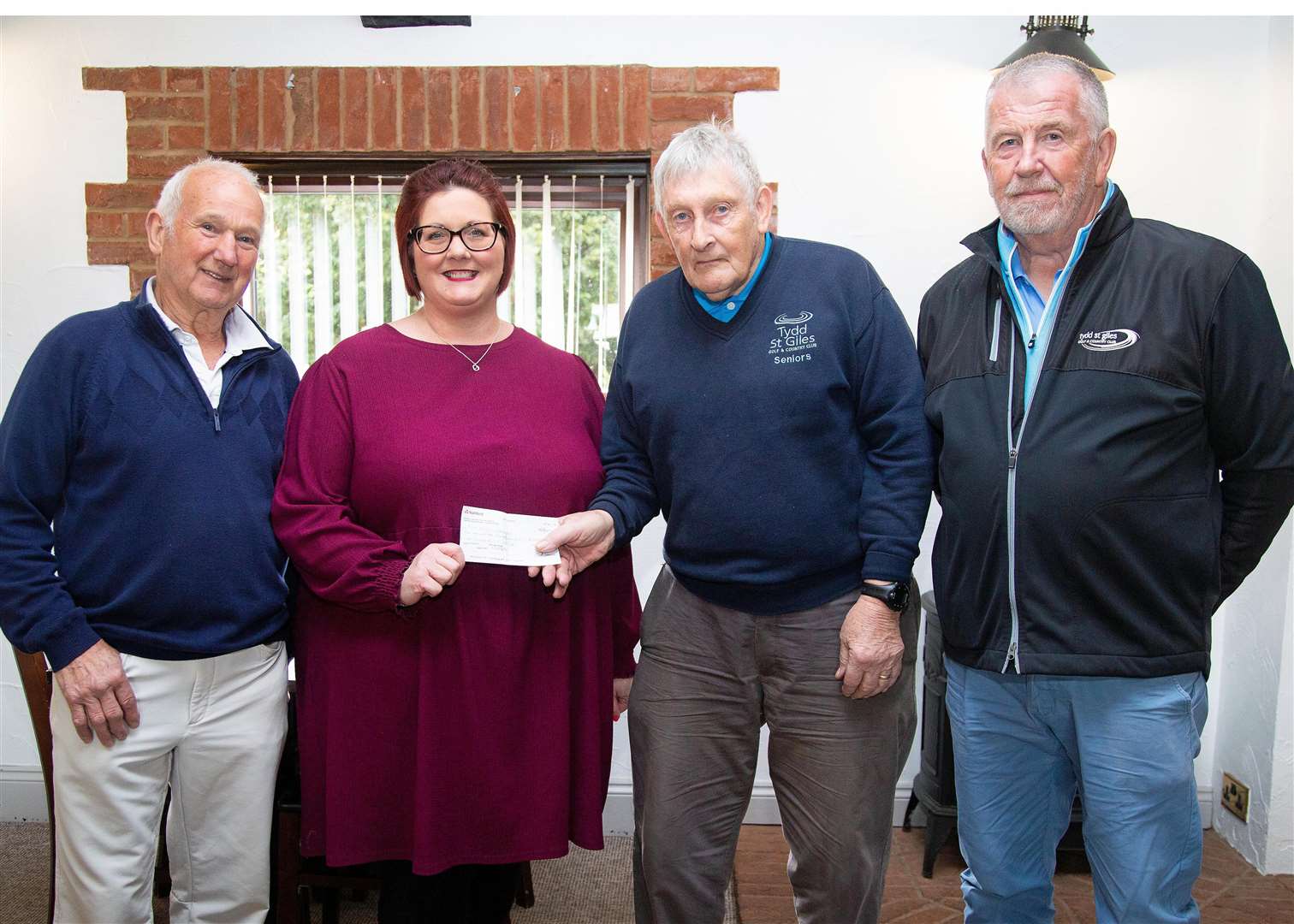 Pictured above, from left, are: Dave Punshon, Toni Bird, Trevor Sewell and Dave Longstaff
