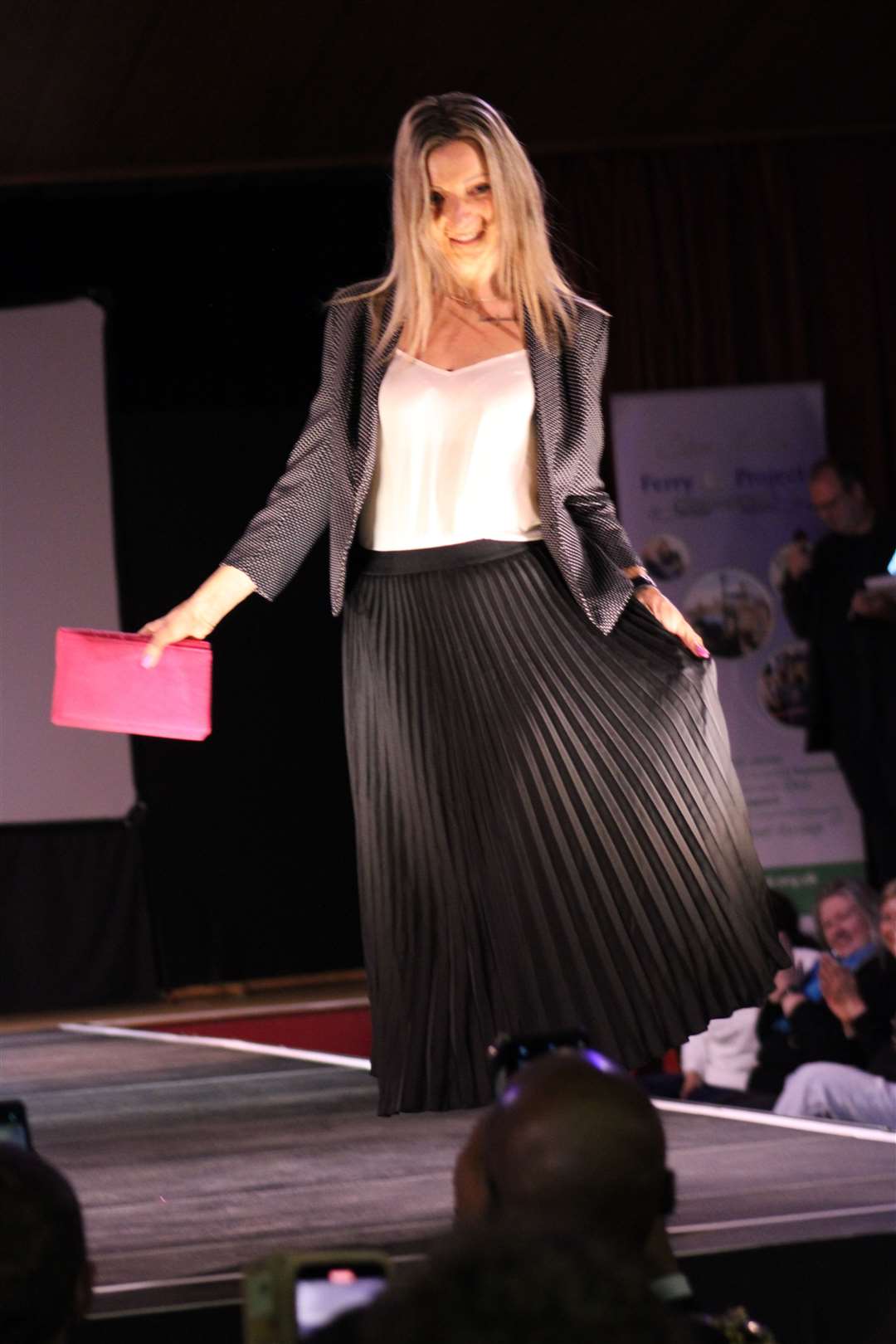 Items worn by the models were from the Donations Hub set up by the Ferry Project