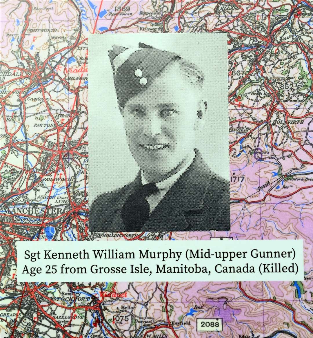 Unveling of plaque to those who died during World War 2 in a Lancaster at Sealeys Lane Parson Drove