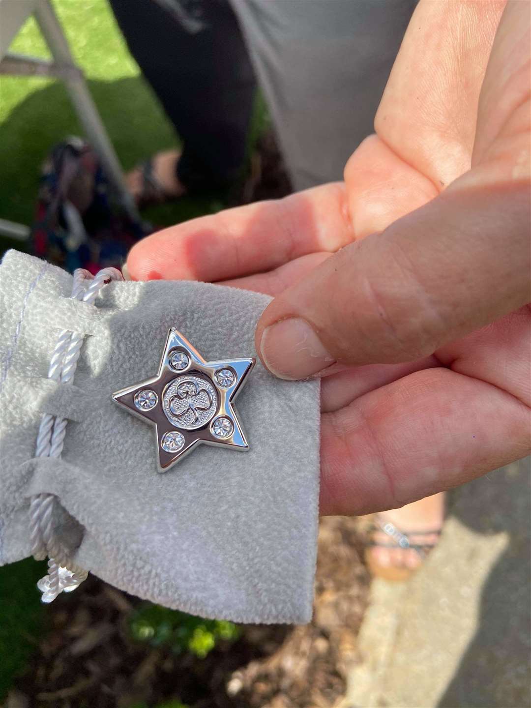 Isla has been awarded the Guiding Star for her bravery. (40670599)