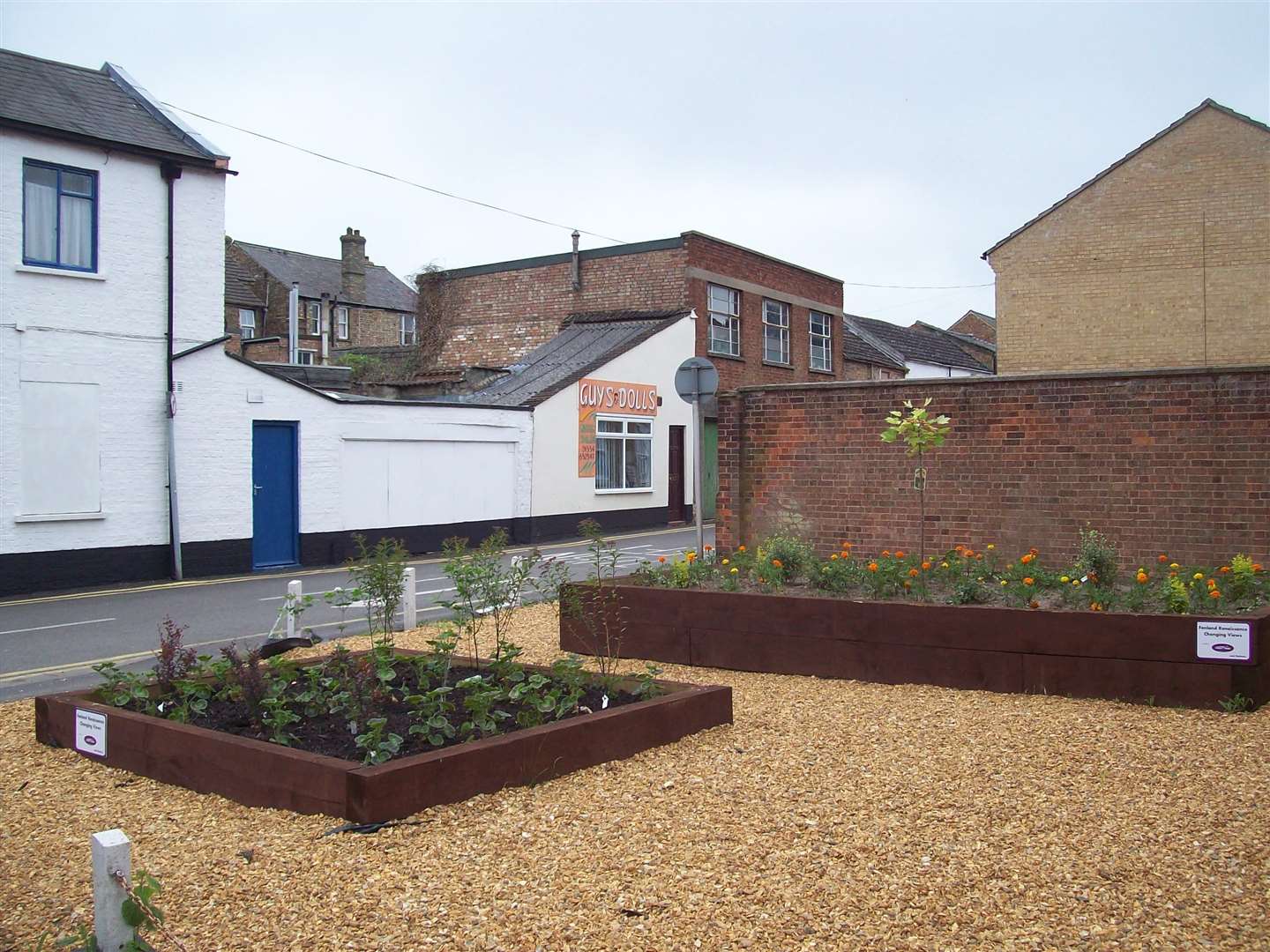 Planters in Greys Lane, March, funded by the council's project Picture: Fenland District Council