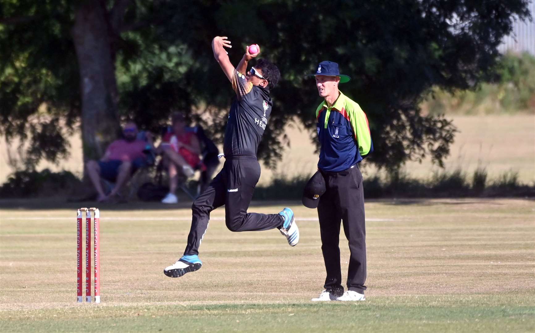 Wisbech cricket club hosting the Lashings cricket club..Yasir Arafat. (58619609)