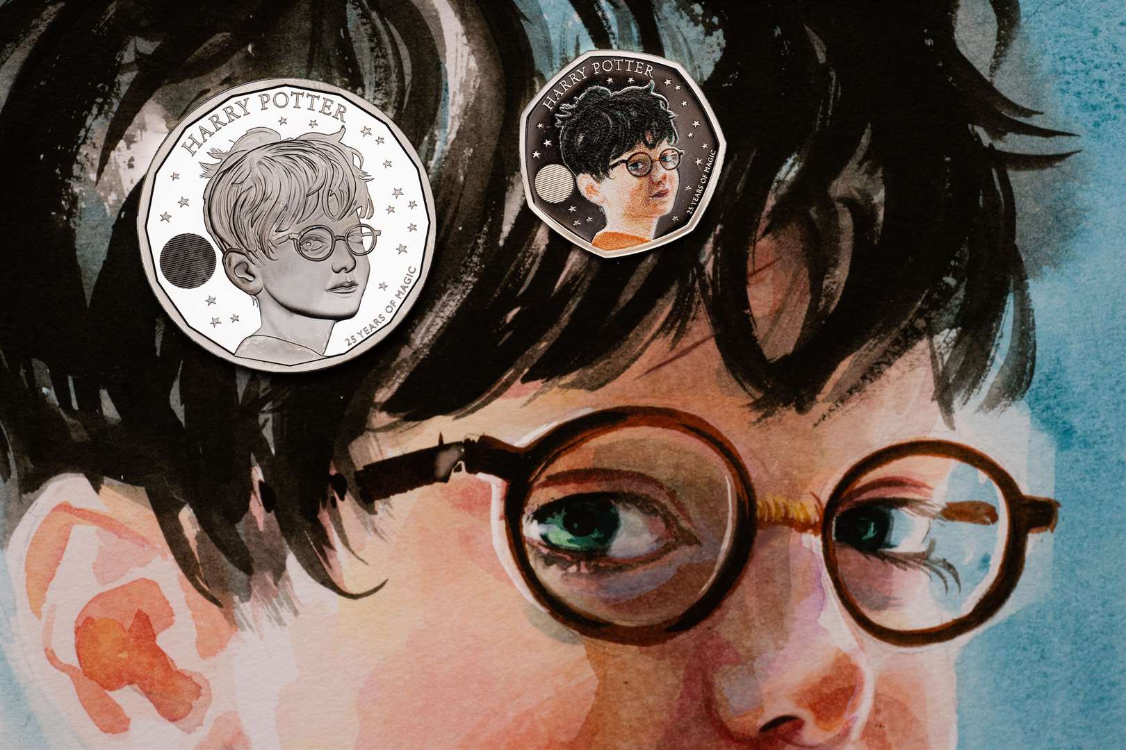 The coins use the illustrations by Jim Kay. Image: Royal Mint.
