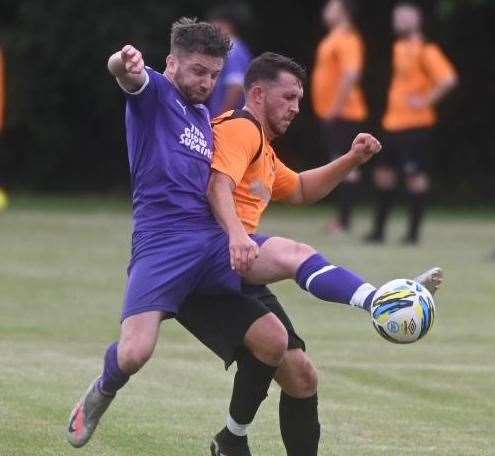 Action from Leverington Sports against Stanground Sports