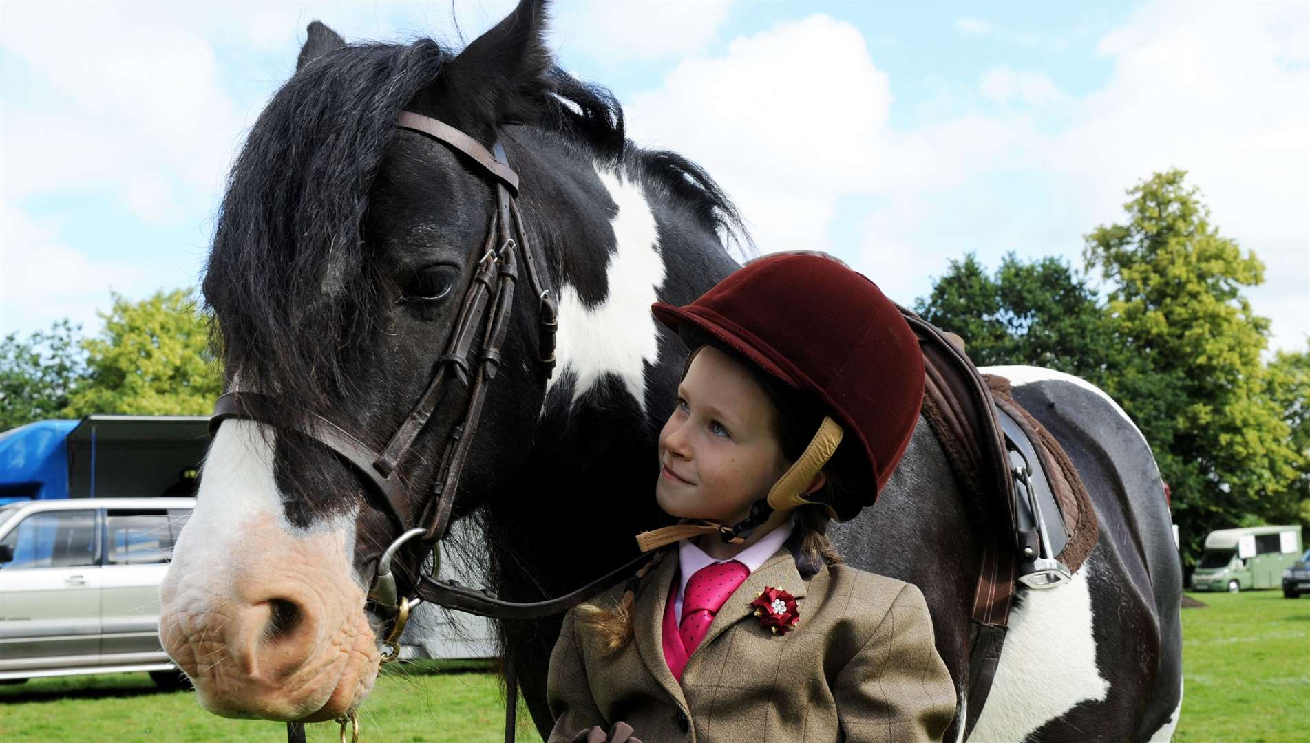 Ava Hornby, 6, and Charlie from Gedney Hill. PHOTO: SUBMITTED
