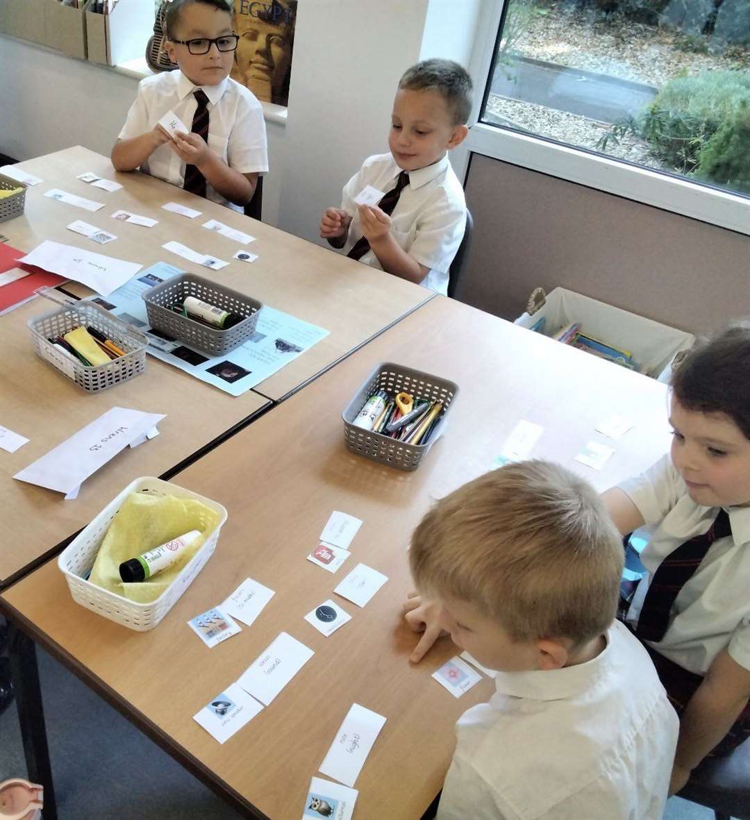 Pupils at Peckover Primary have been learning Latin and classical civilisation. (51570100)
