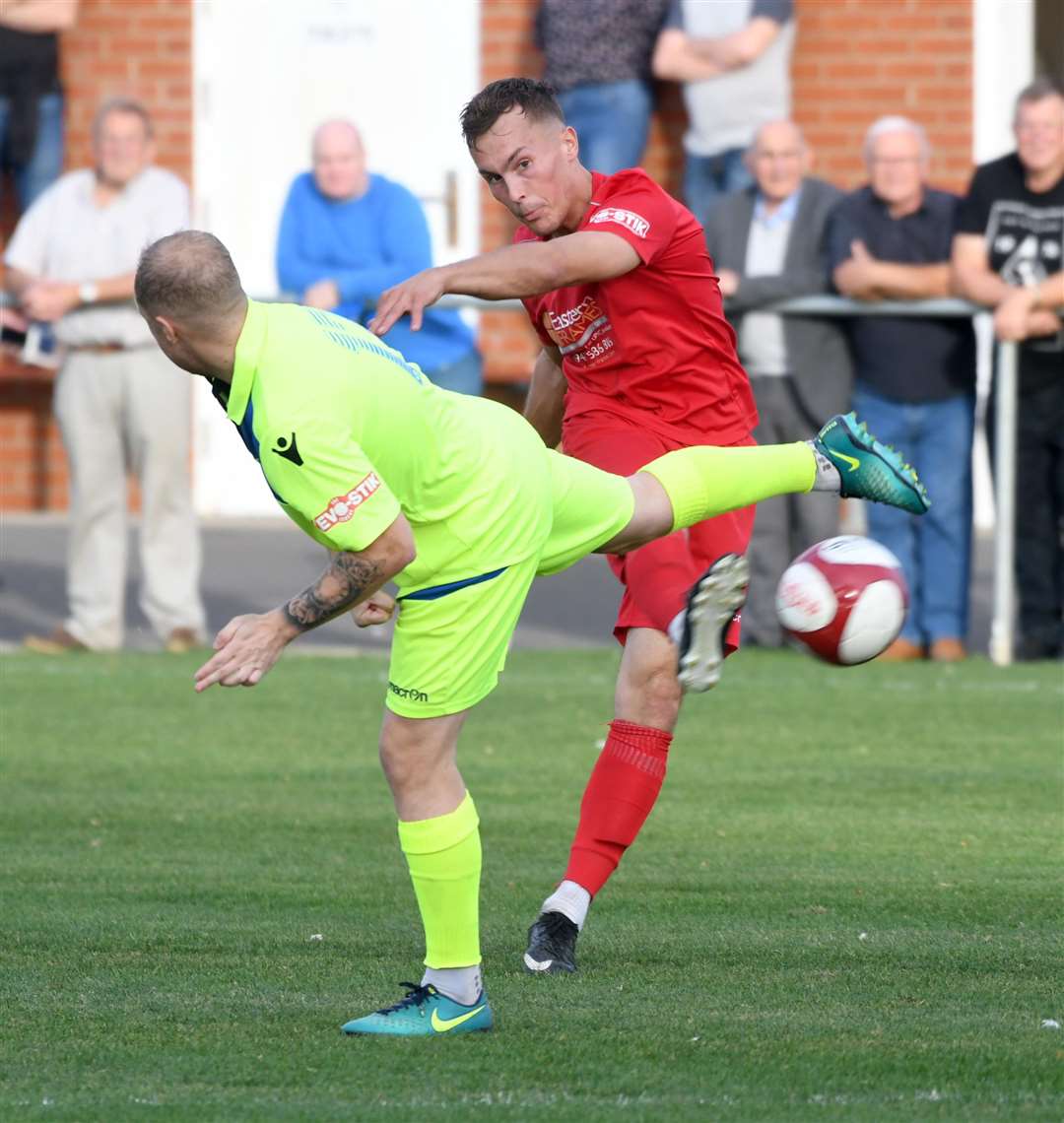 Wisbech FC v Kidsgrove Athletic in FA Trophy action. (4774271)