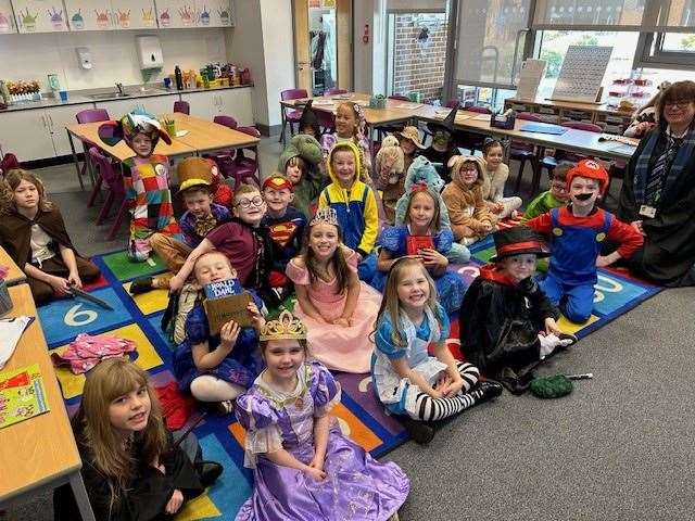 Children and staff at Cromwell Community College in Chatteris dressed up for World Book Day