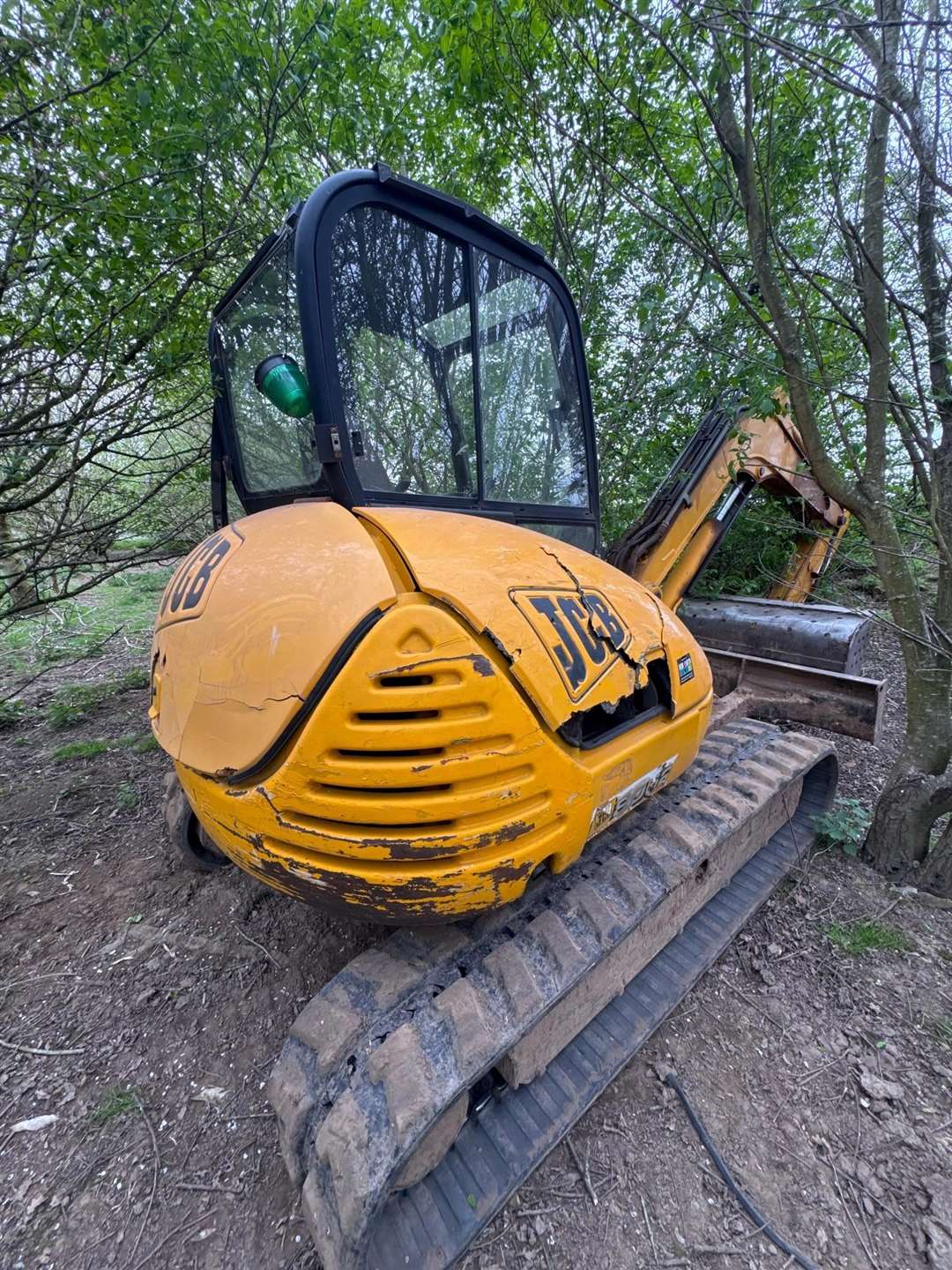 A JCB was among the items stolen. Picture: Policing Fenland