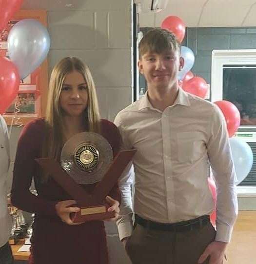 Club captains Millie Harris and Connor Loughlin (62282621)