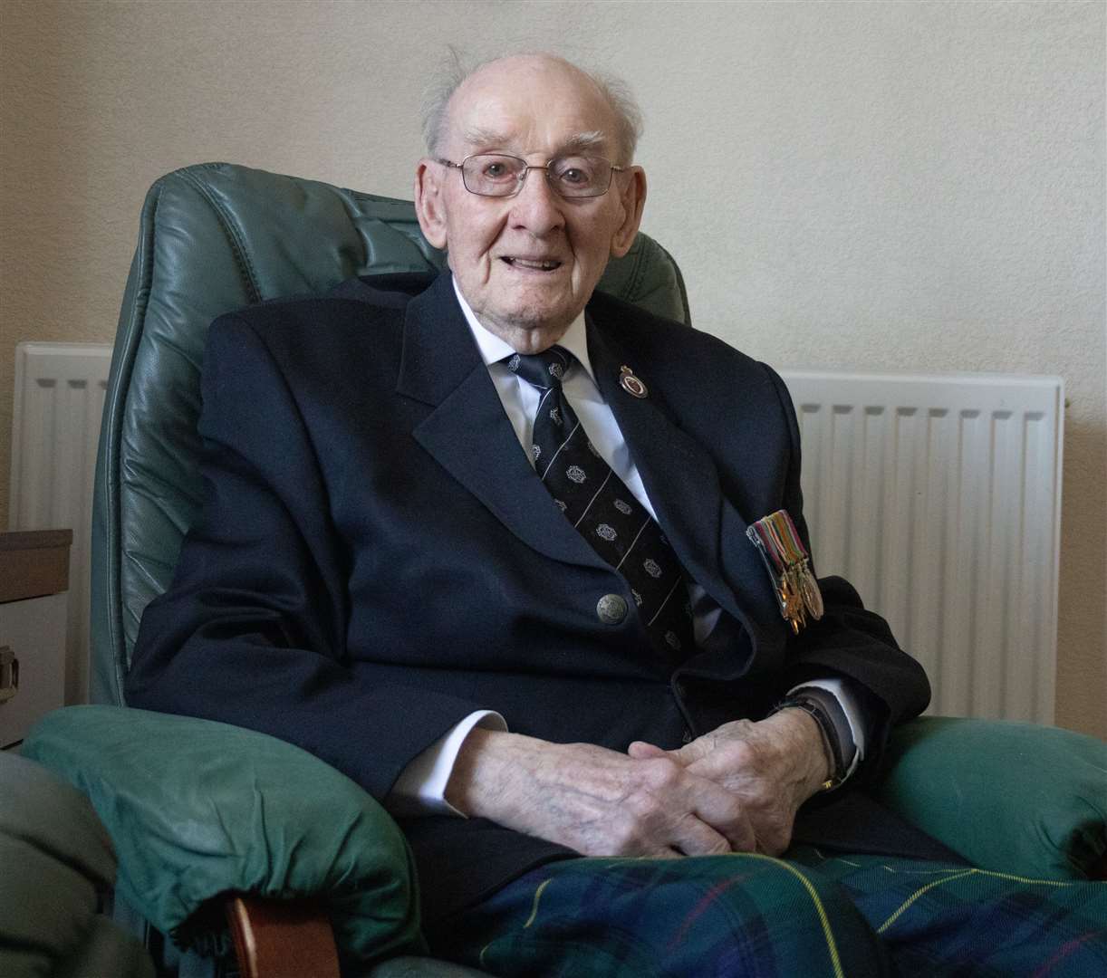 George McLeod, who served during WWII, is to attend the VEDay celebrations (poppyscotland/PA)