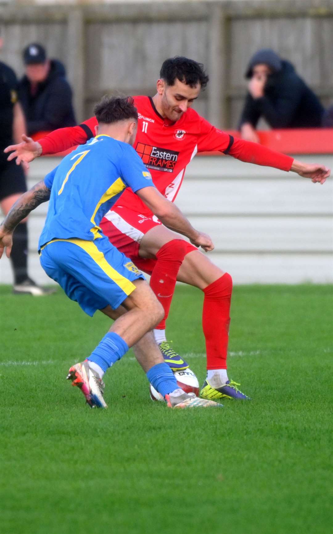 Wisbech v Tividale first round of the FA Vase Amir Ward