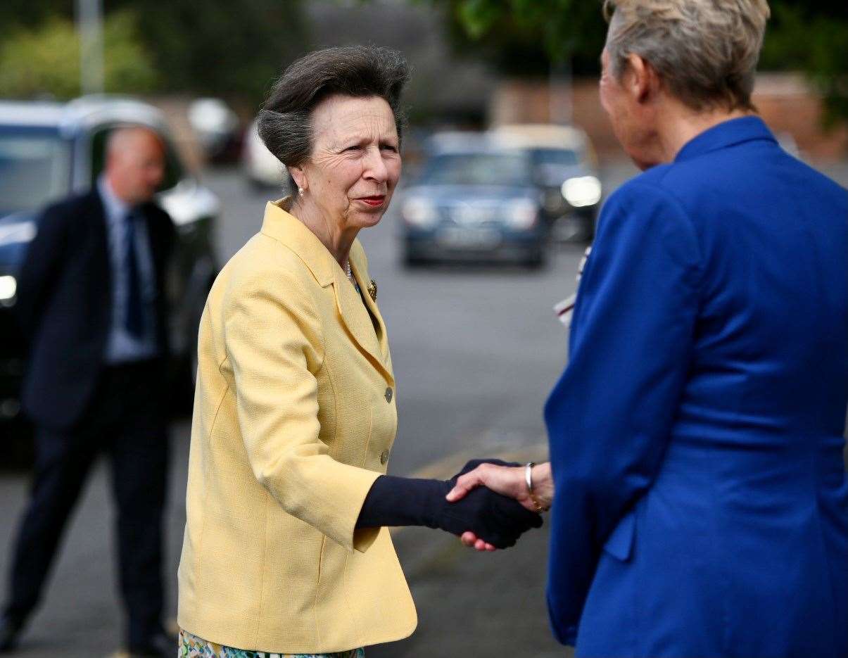Princess Anne was in Wisbech today visiting the Queen Mary Centre and talking to local dignitaries. (56716164)