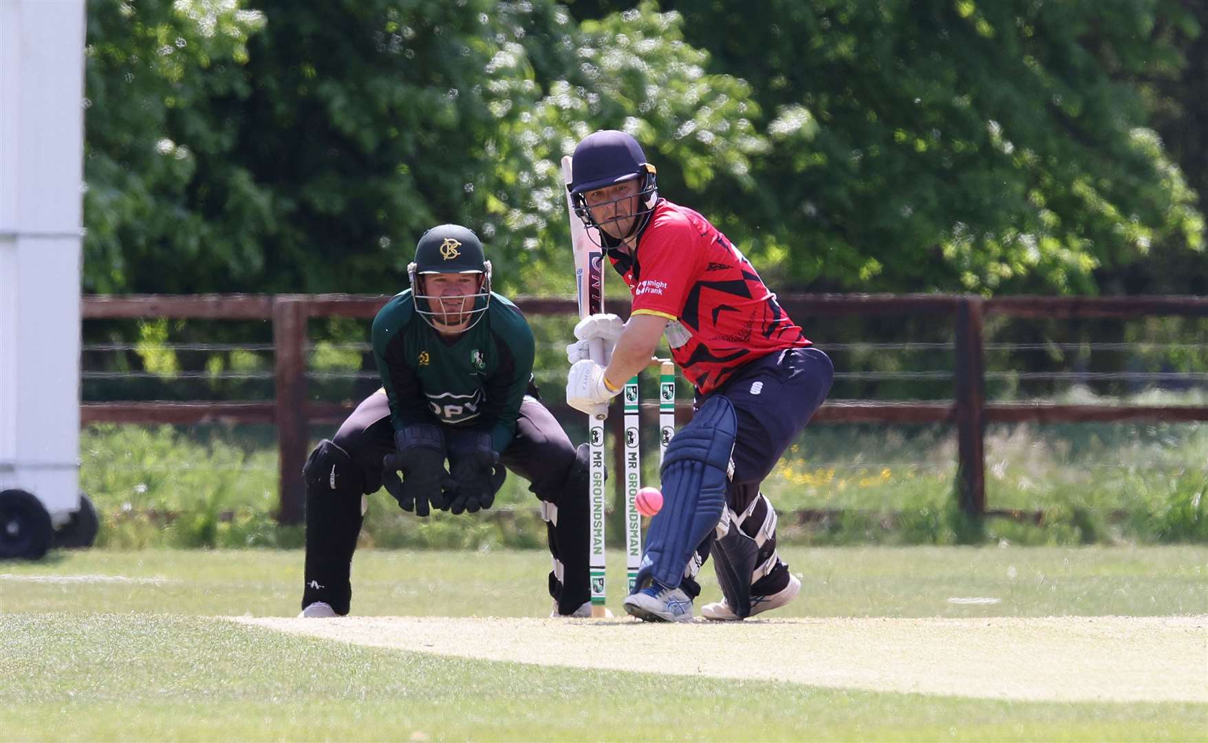 James Williams in bat for Wisbech. Picture: Richard Marsham
