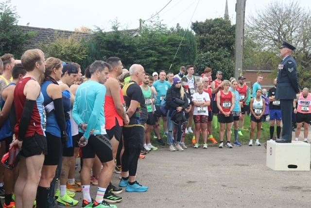 Three Counties Running Club members pay their respects at George Munday 10k