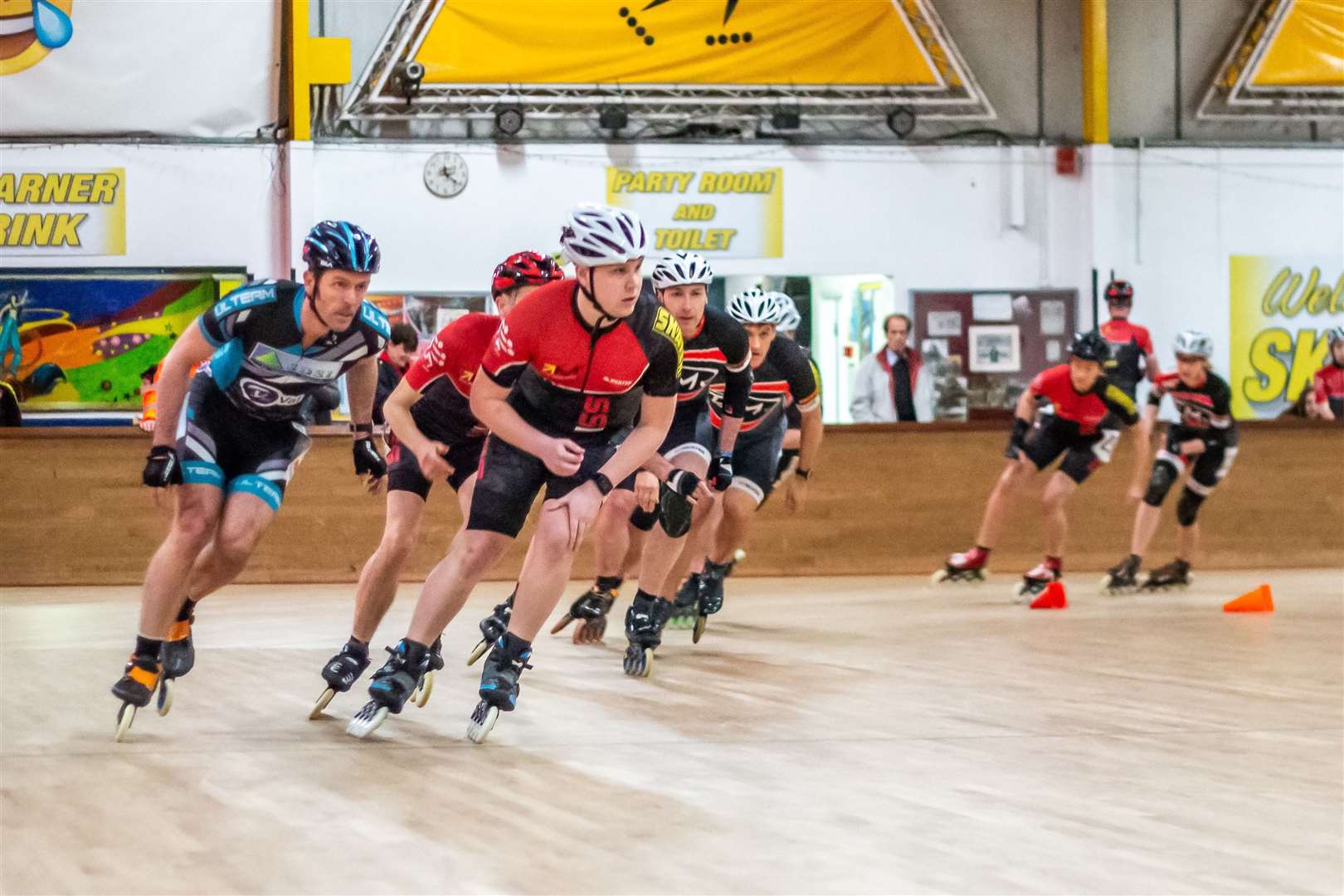 Karl Bates leads the masters. (30610727)