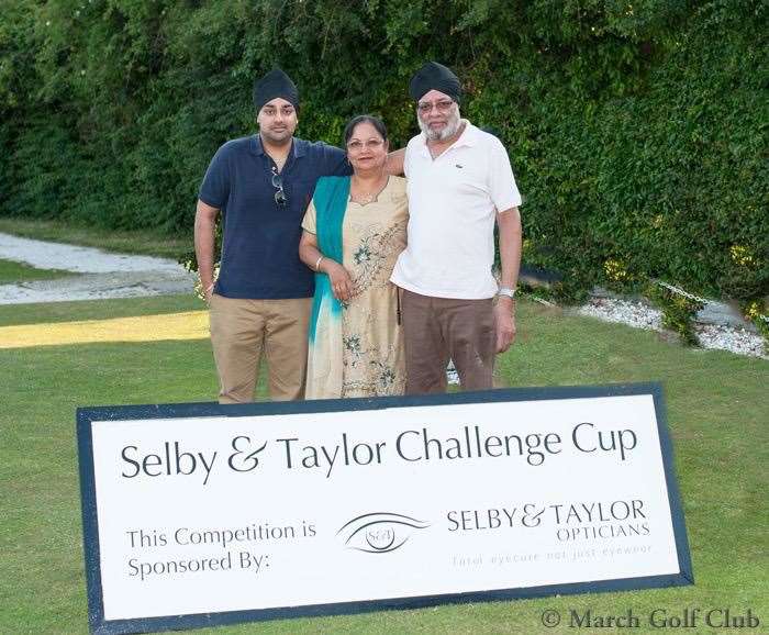 Bill, Maninder and Sushil at one of the many gofl tournaments he sponsored at March Golf Club. (42787725)