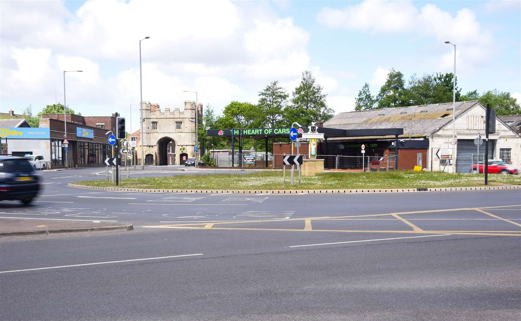 Regi Baron drove the wrong way around the Southgates roundabout in Lynn as he attempted to evade the police