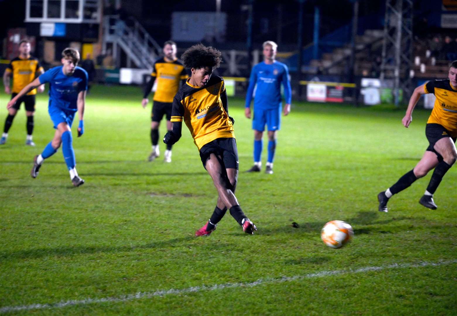 Magic Smalls scores the winning goal for March