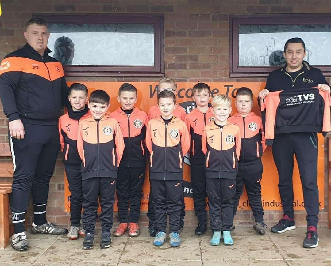 Leverington Sports FC U9s have raised £1,450 for the club' 3G pitch project.