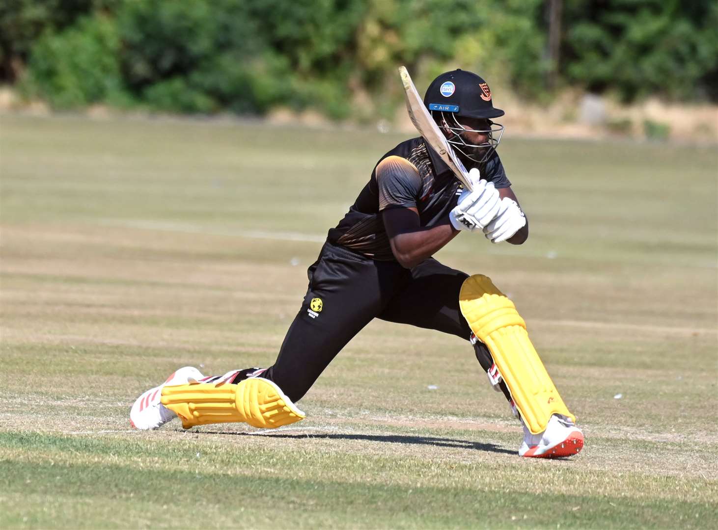 Wisbech cricket club hosting the Lashings cricket club..Kirk Edwards. (58619568)