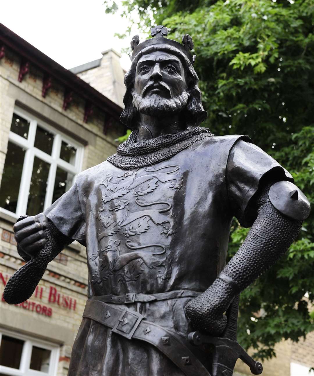 The King John statue in King's Lynn