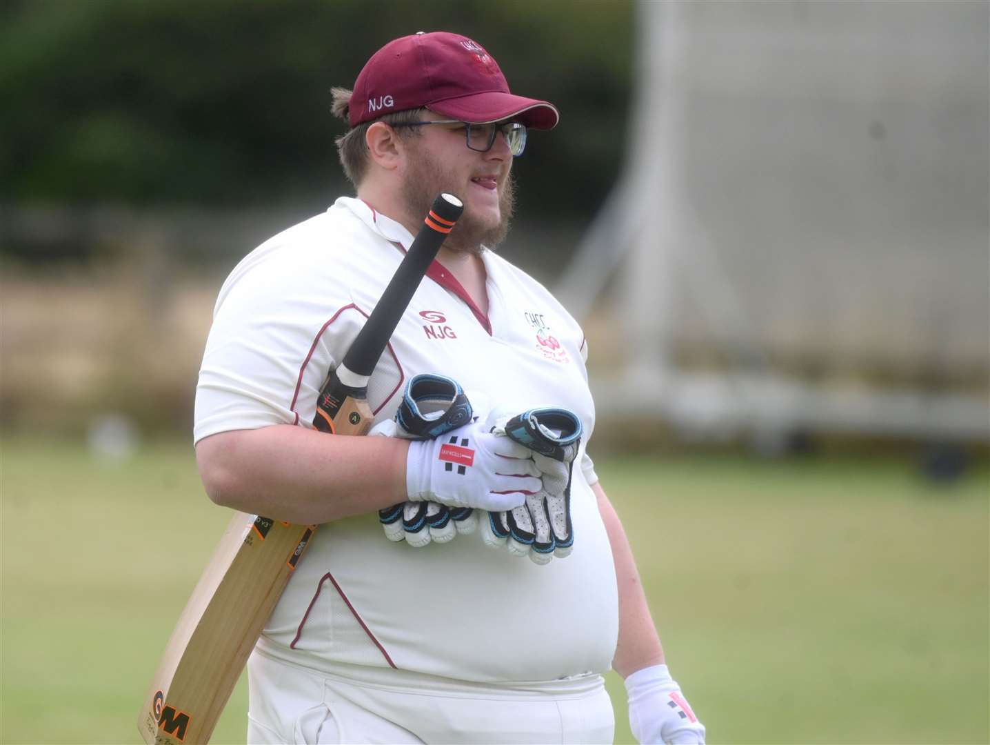 Wimblington v Chippenham cricket action